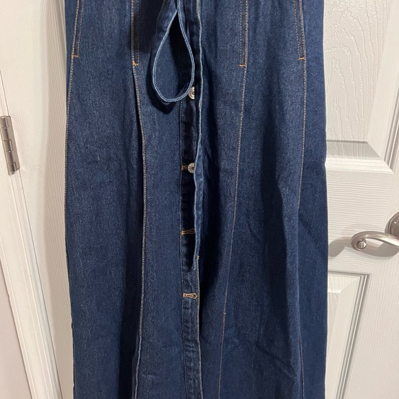 NWT | Klesis Denim Midi Dress, Size S - Picture 6 of 9